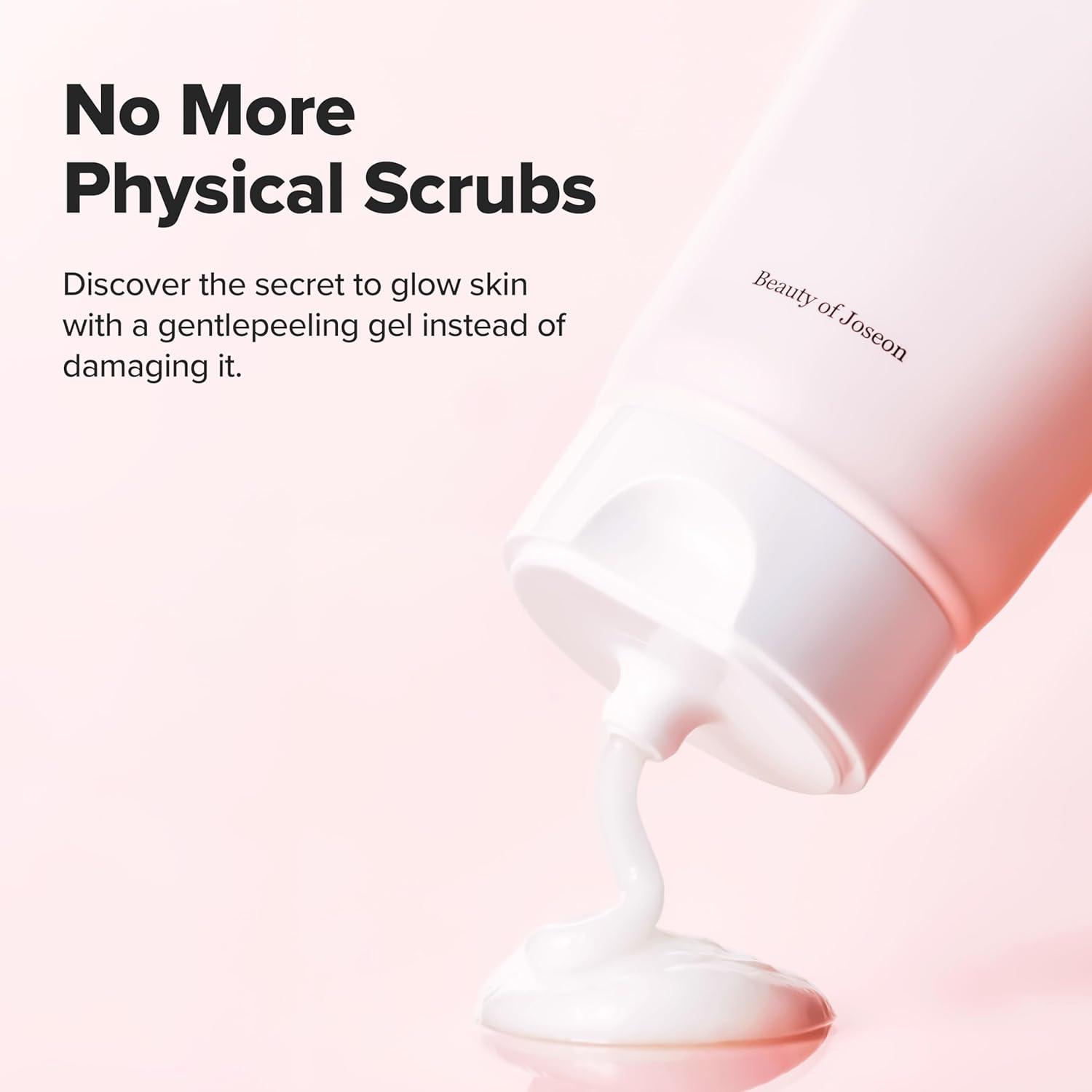 imageBeauty of Joseon Apricot Blossom Peeling Gel Soft Exfoliating Face and Body Scrub Dead Skin Cells Remover for All Skin Types Korean Skincare for Men Women 100ml 338 floz