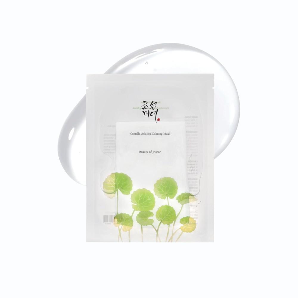 imageBeauty of Joseon Centella Asiatica Calming Mask Daily Moisturizing Soothing Cica Face Sheet Mask for All Skin Types Korean Skincare Stuffers for Men Women 10 sheets