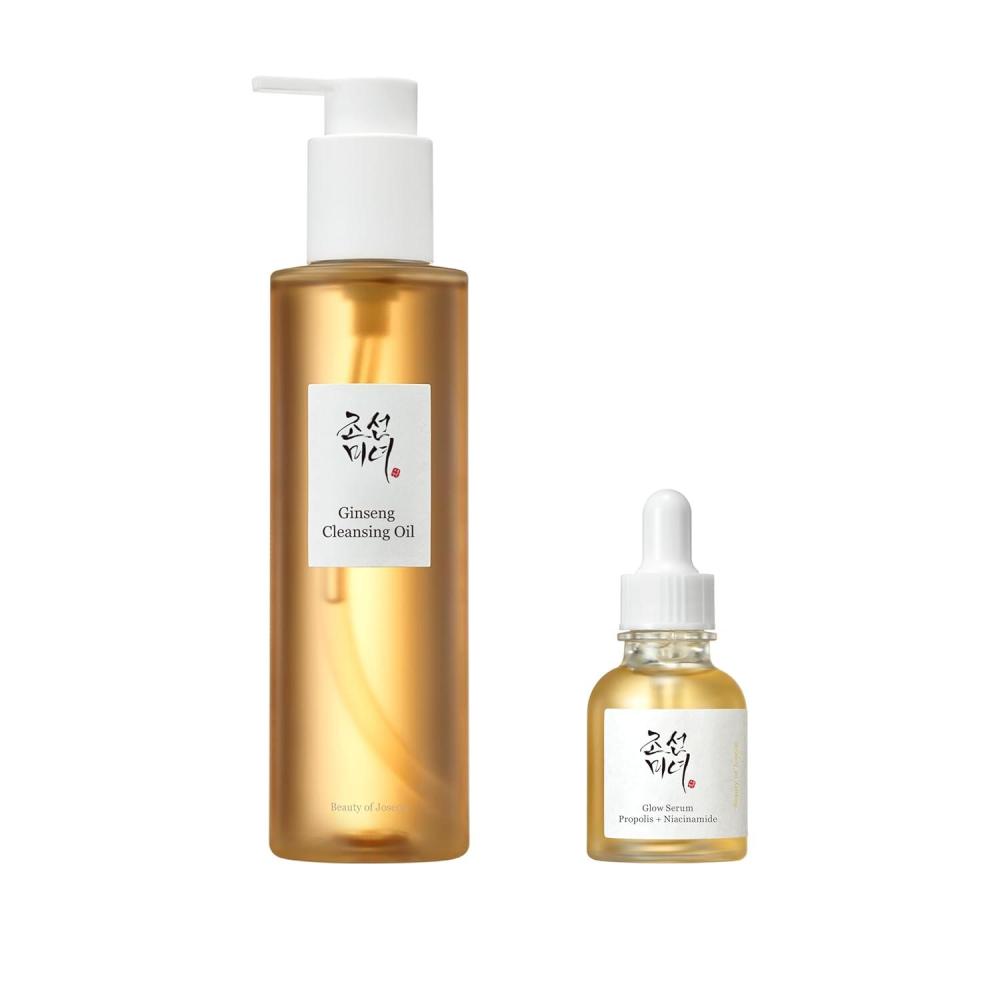 imageBeauty of Joseon Ginseng Cleansing Oil 210ml 71 floz  Glow Serum 30ml 1 floz Korean Skincare