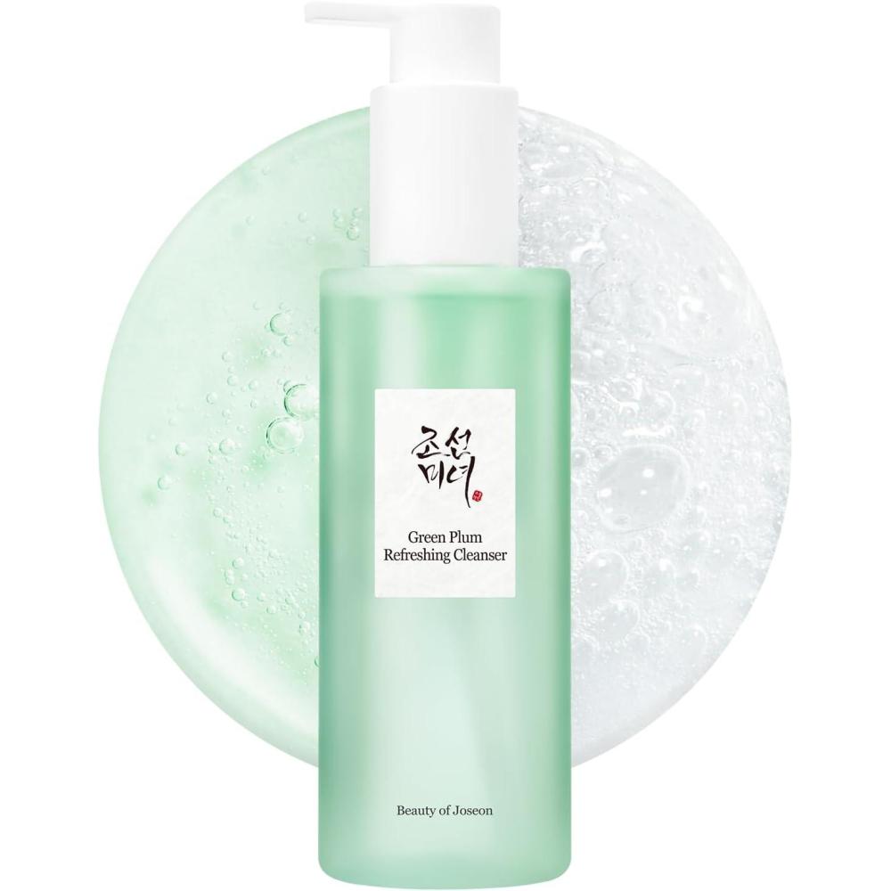imageBeauty of Joseon Green Plum Refreshing Cleanser Gel Type Deep Pore Cleansing Acne Face Wash Blackhead Remover for All Skin Types Korean Skincare 200ml 676 floz676 Fl Oz Pack of 1
