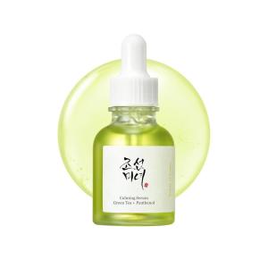 Beauty of Joseon Calming Serum Green Tea Panthenol Soothing, Moisturizing Sensitive, Acne-Prone, UV Irritated Skin, Daily Korean Skin Care for Men and Women (2 Fl.Oz.)(1 Fl Oz (Pack of 1))