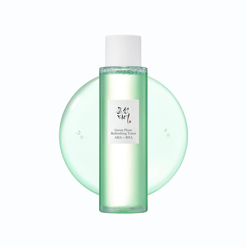 imageBeauty of Joseon Green Plum AHA BHA Toner Refreshing Facial Essence Moisturizer Mild Exfoliating Salicylic Acid for All Skin Types Korean Skin Care for Men Women 150ml 527 floz