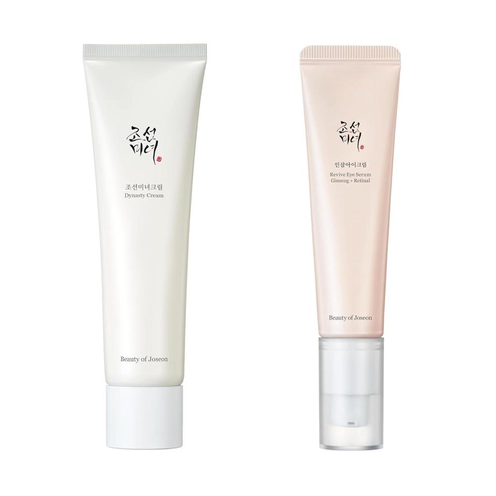 imageBeauty of Joseon Dynasty Cream Hydrating Face Moisturizer for Dry with Revive Eye Serum with Retinal Niacinamide Peptide