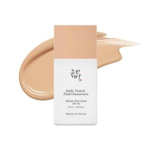 Beauty of Joseon Daily Tinted Fluid Sunscreen 12 Shades for Face Moisturizing Broad Spectrum SPF 40 Korean Skincare 50ml, 1.69 fl.oz #LN110 | 12 Shades, for Face, Moisturizing, Broad Spectrum, Korean Skincare, #LN110(#LN110)